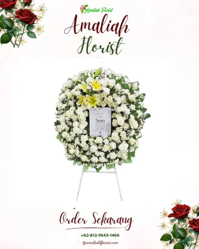 Krans Bunga Duka Cita di Morokrembangan